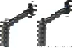 Inch Size Tapped Insert Adjustable Clamping Handle: 1/4-20 Thread, 0.53